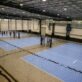 image showing the wake competition center volleyball courts being used for practice
