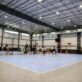 image showing the wakecc volleyball courts being used for practice